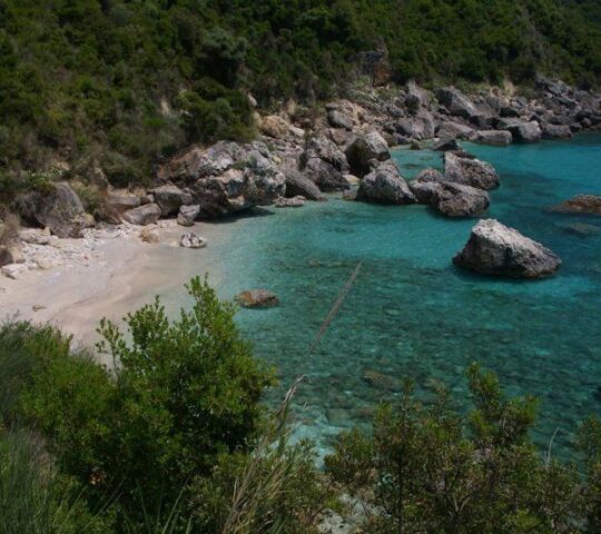 Beretiniko Beach – Secluded Cove near Parga, Epirus Beretiniko Beach – Secluded Cove near Parga, Epirus